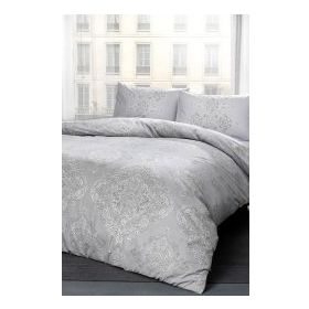 Taç 3465 Ranforce Mirabel Gri Tek Kişilik Nevresim Takımı