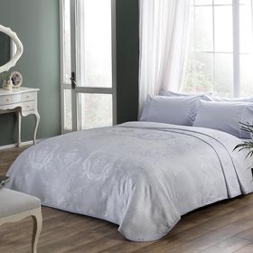 Taç 60172954 Rosa Jakar Mavi Çift Kişilik Pike Takımı