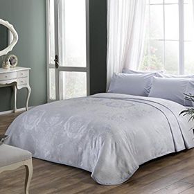 Taç 60172954 Rosa Jakar Mavi Çift Kişilik Pike Takımı