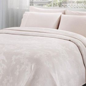 Taç 60172963 Claire Jakar Ekru Tek Kişilik Pike Takımı