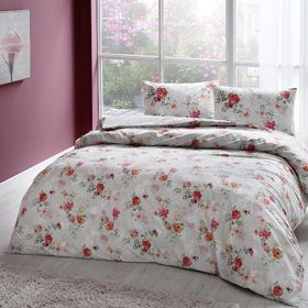 Taç 60191055 Ranforce Carmela Krem Çift Kişilik Nevresim Takımı