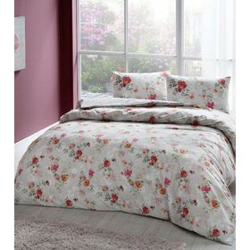 Taç 60191055 Ranforce Carmela Krem Çift Kişilik Nevresim Takımı