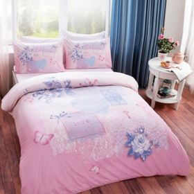 Taç Adelia Pembe Çift Kişilik Nevresim Takımı