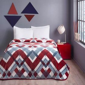 Taç Arleta Kırmızı Çift Kişilik Polyester Battaniye