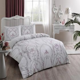 Taç Astra Pembe Tek Kişilik Nevresim Takımı