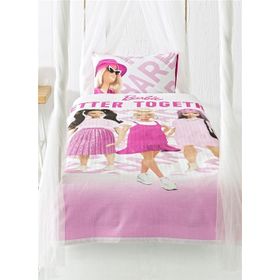 Taç Barbie Better Lisanslı Tek Kişilik Pike Takımı