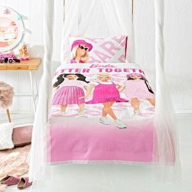 Taç Barbie Better Lisanslı Tek Kişilik Pike Takımı