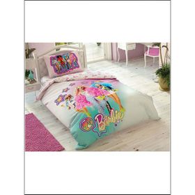 Taç Barbie Extra Lisanslı Tek Kişilik Nevresim Takımı