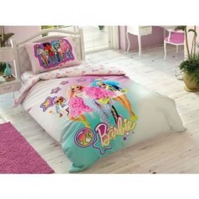 Taç Barbie Extra Lisanslı Tek Kişilik Nevresim Takımı