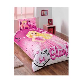 Taç Barbie Glam Tek Kişilik Nevresim Takımı