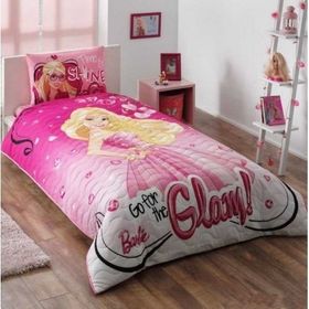 Taç Barbie Glam Tek Kişilik Nevresim Takımı