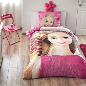 Taç Barbie Glam Tek Kişilik Nevresim Takımı
