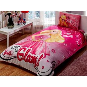 Taç Barbie Glam Tek Kişilik Nevresim Takımı