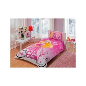 Taç Barbie Glam Tek Kişilik Nevresim Takımı