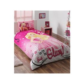 Taç Barbie Glam Tek Kişilik Nevresim Takımı