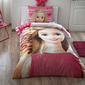 Taç Barbie Sparkle Lisanslı Nevresim Takımı