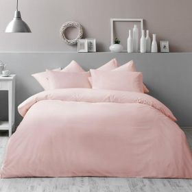 Taç Basic Çift Kişilik Ranforce Orkide Pembe Nevresim Takımı