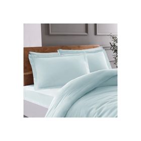 Taç Basic Mint ranforce Çift Kişilik Nevresim Takım