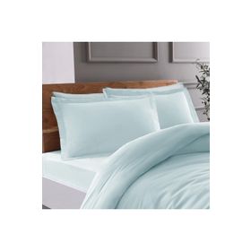 Taç Basic Mint ranforce Çift Kişilik Nevresim Takım