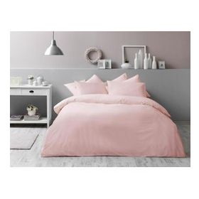 Taç Basic Pembe Tek Kişilik Antibakteriyel Nevresim Takımı