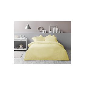 Taç Basic Ranforce Sarı Tek Kişilik Nevresim Takımı