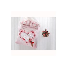 Taç Beautiful Pembe Glow Çift Kişilik Nevresim Takımı