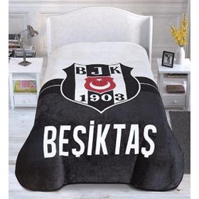 Taç Beşiktaş 1903 Logo Lisanslı Yeni Sezon Tek Kişilik Battaniye