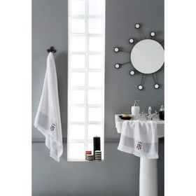 Taç Beşiktaş Beyaz 50x90 cm Yüz Havlusu