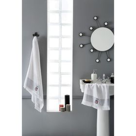 Taç Beşiktaş Beyaz Banyo Havlusu