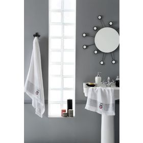 Taç Beşiktaş Beyaz Banyo Havlusu