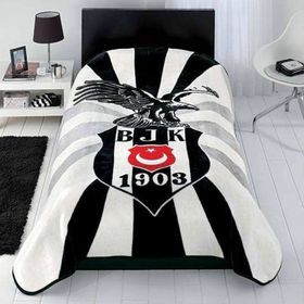 Taç Beşiktaş Kartal Lisanslı Tek Kişilik Battaniye