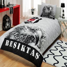 Taç Beşiktaş Lisanslı Tek Kişilik Yatak Örtüsü