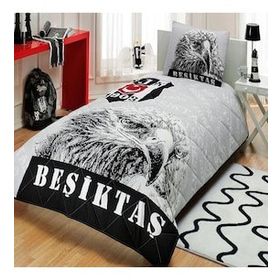 Taç Beşiktaş Lisanslı Tek Kişilik Yatak Örtüsü