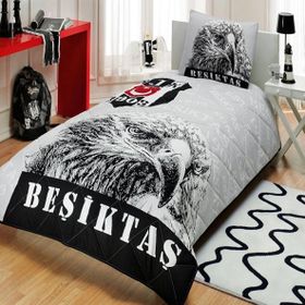 Taç Beşiktaş Lisanslı Tek Kişilik Yatak Örtüsü
