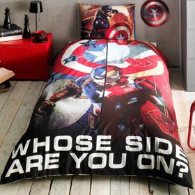 Taç Captain America Movie Tek Kişilik Lisanslı Nevresim Takımı