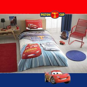 Taç Cars Pamuk Tek Kişilik Nevresim Takımı