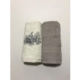 Taç Casabel 2'li Gri Havlu