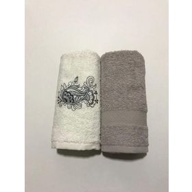 Taç Casabel 2'li Gri Havlu