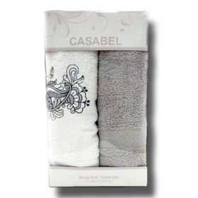 Taç Casabel 2'li Gri Havlu