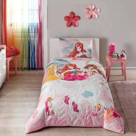 Taç Complete Set Winx Kapitoneli Complete Set Kapitoneli Tek Kişilik Nevresim Takımı
