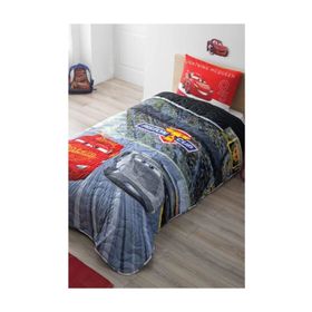 Taç Disney Cars 3 Tek Kişilik Yatak Örtüsü