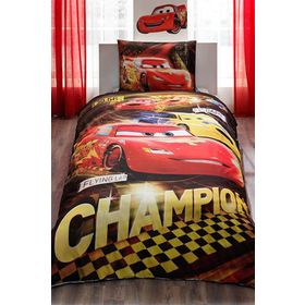 Taç Dısney Cars Champıon Lisanslı Tek Kişilik Nevresim Takımı