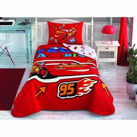 Taç Disney Cars Champion Lisanslı Tek Kişilik Yatak Örtüsü