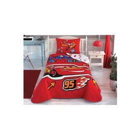 Taç Disney Cars Champion Lisanslı Tek Kişilik Yatak Örtüsü