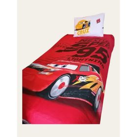 Taç Disney Cars Mcqueen Lisanslı Tek Kişilik Nevresim Takımı