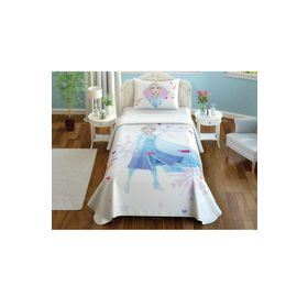 Taç Disney Frozen 2 Elsa Lisanslı 100x200 cm Pike Takımı