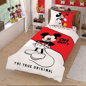 Taç Disney Mickey Lisanslı Çek Canlandır Tek Kişilik Nevresim Takımı