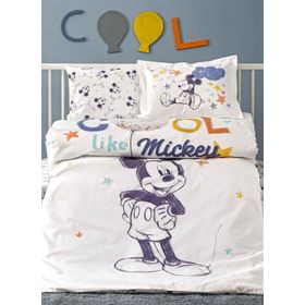 Taç Disney Mickey Mouse Cool Lisanslı Bebek Nevresim Takımı