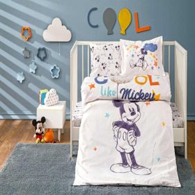 Taç Disney Mickey Mouse Cool Lisanslı Bebek Nevresim Takımı