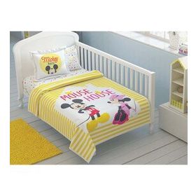 Taç Disney Minnie Mickey Baby Pamuk Lisanslı Pike Takımı